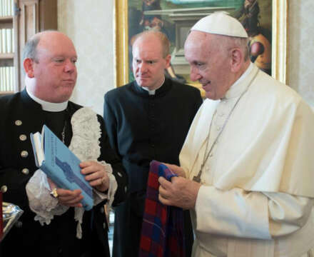 A Gift for Pope Francis: The Moderator of the Kirk takes Columba’s Iona to Rome